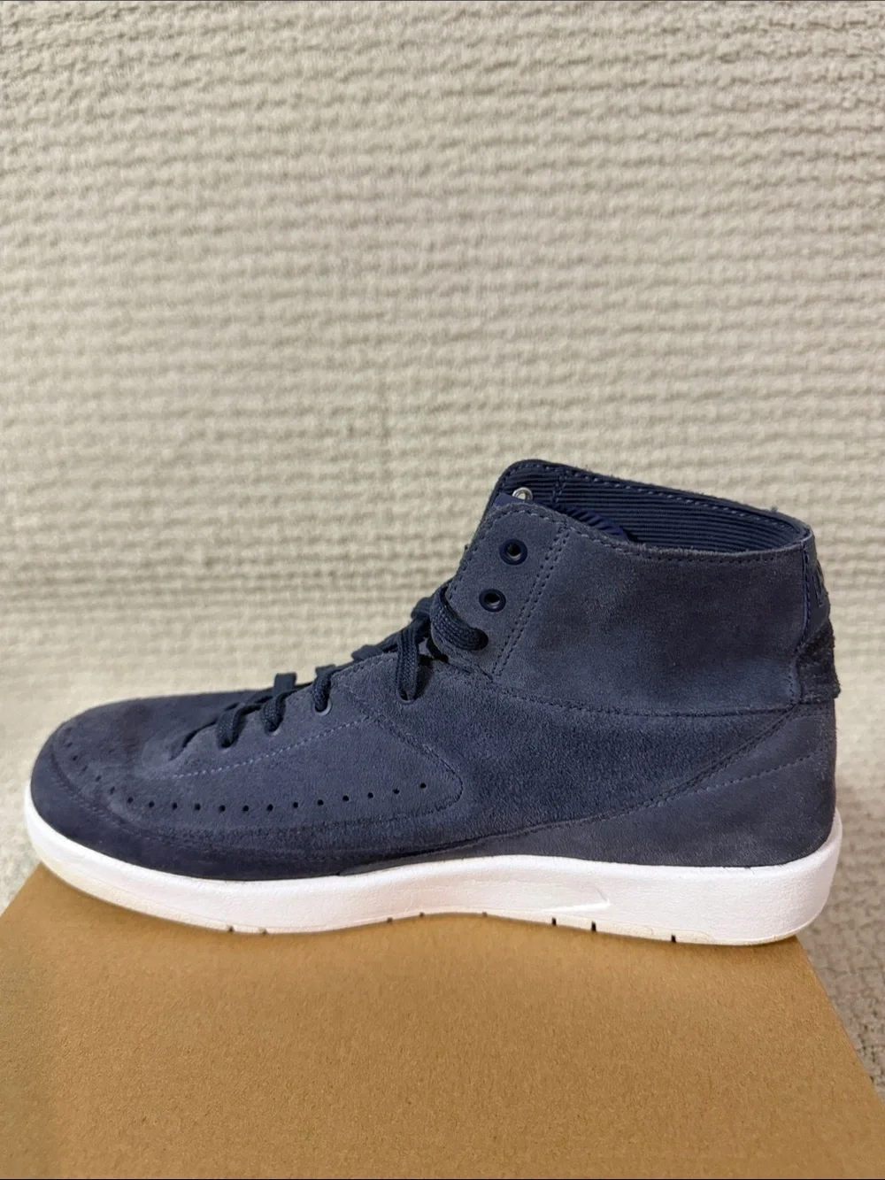 NIKE Air Jordan Retro 2 Decon Thunder Blue Shoes 897521-402 Hi-Tops Sz 9 No Box